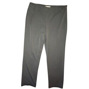 Talbots 12 Heritage Black Side Zip Straight Womens Stretch Dress Pants 34x30